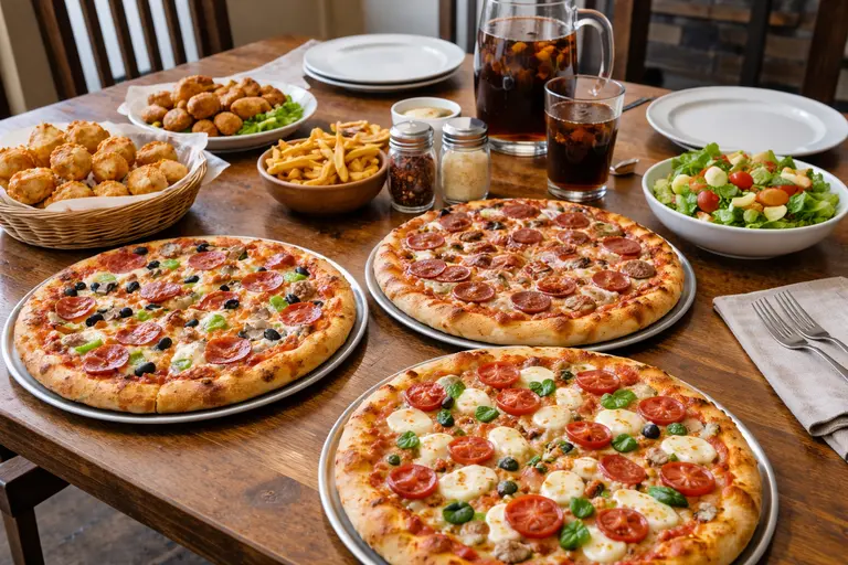 منيو بيتزا هت تبوك خيارات البيتزا والأحجام